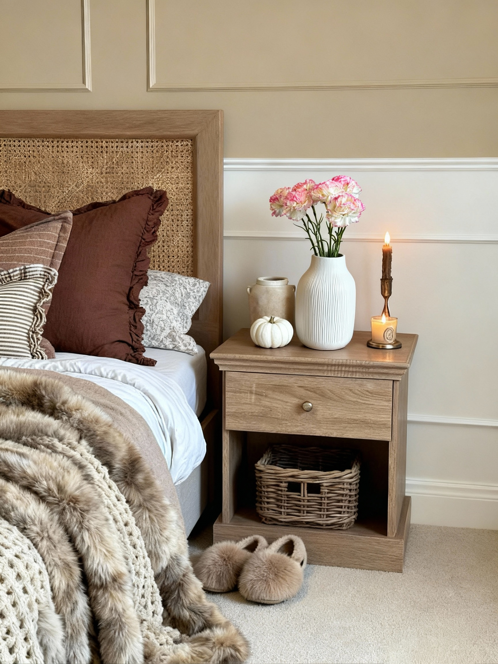 Carnation (Dianthus caryophyllus) - Pink & White