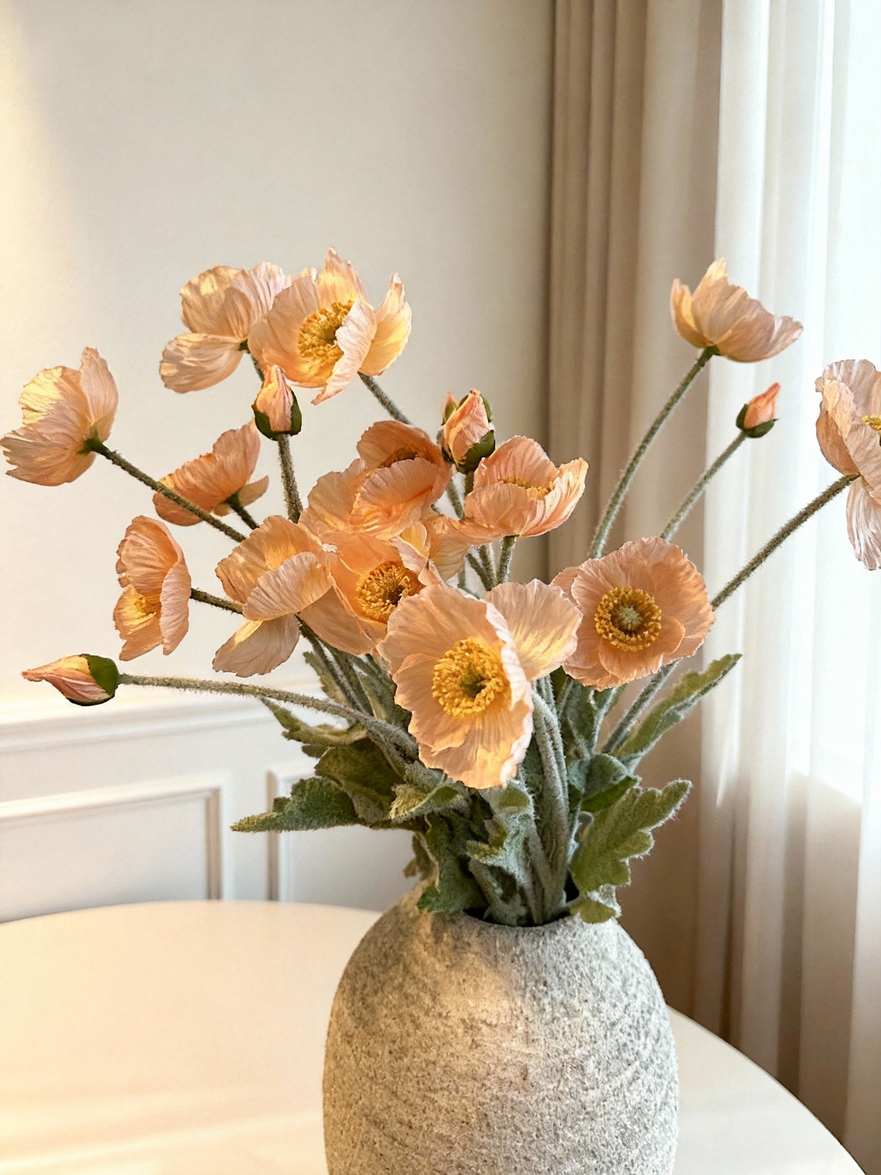 Poppy Bouquet - Soft Peach