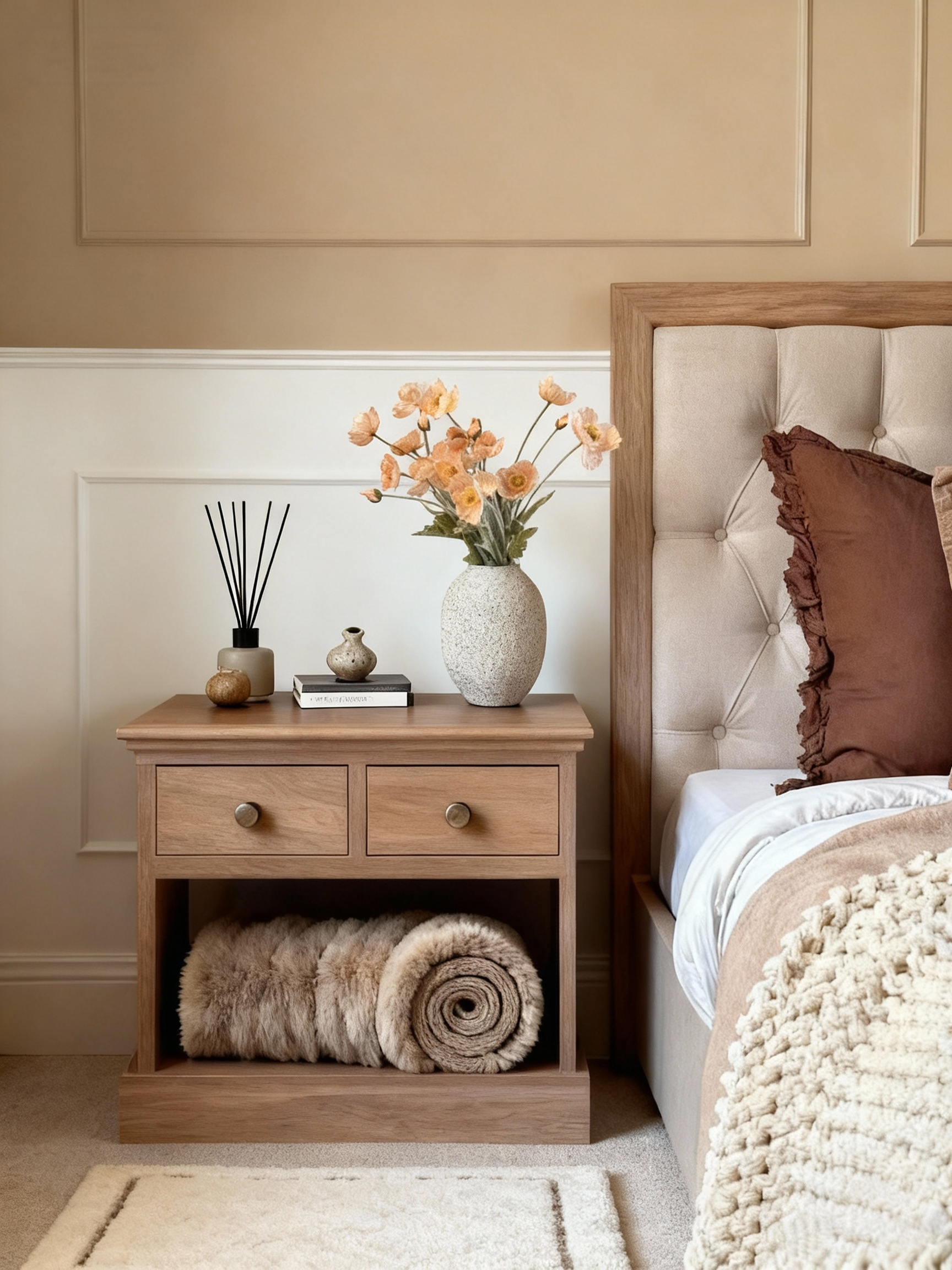 Poppy Bouquet - Soft Peach