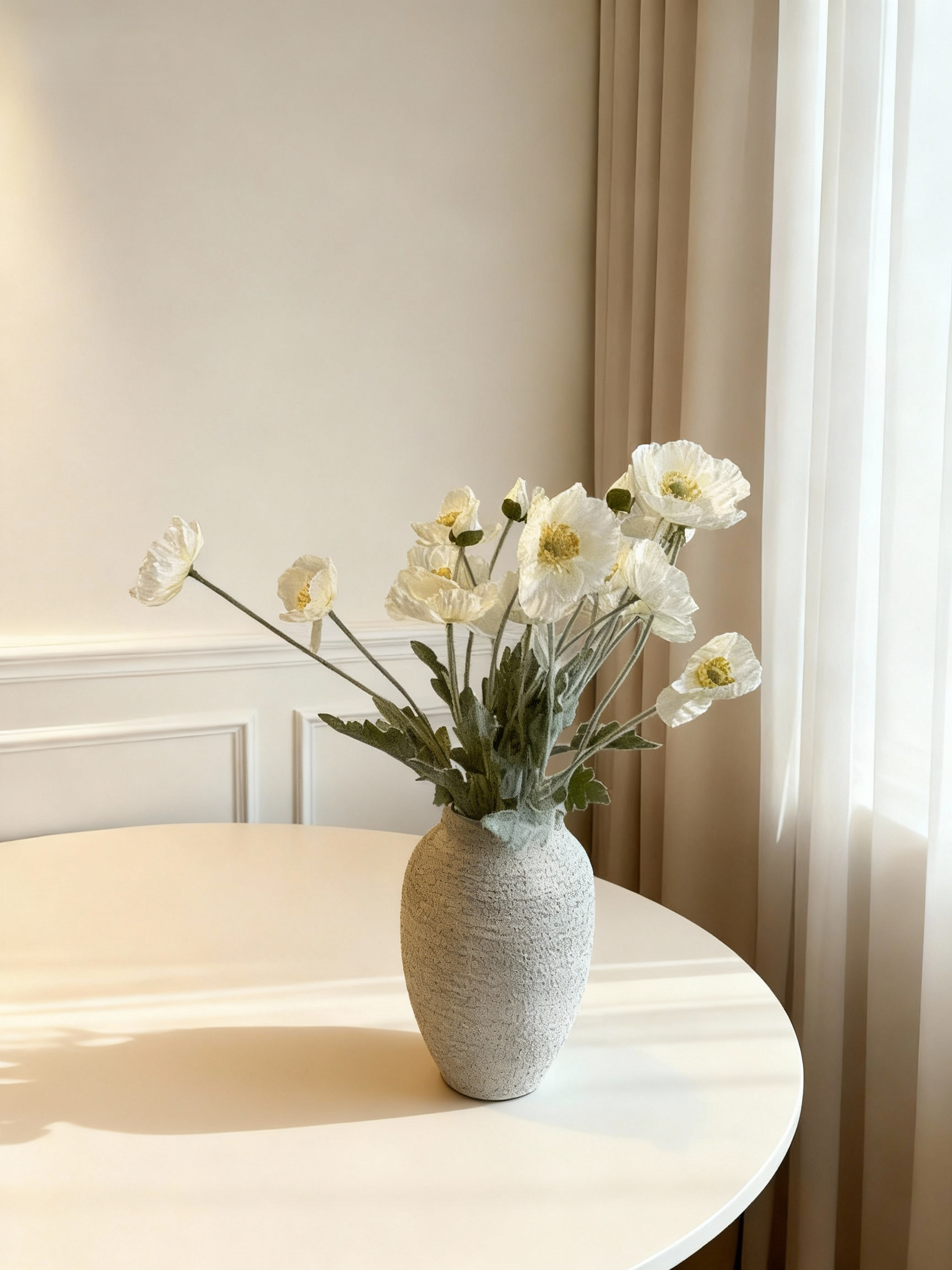 Poppy Bouquet - White